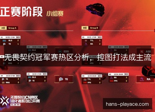 无畏契约冠军赛热区分析，控图打法成主流